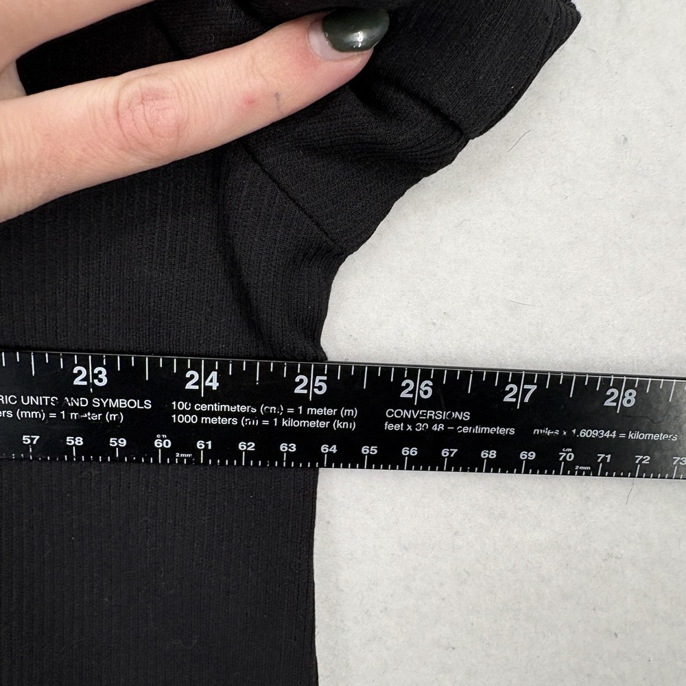 LIVI For Lane Bryant Shirt Womens 18/20 Black Plus Size Knit Tee Casual Pullover - Picture 9 of 13